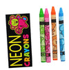 Neon Crayons 4-Pack