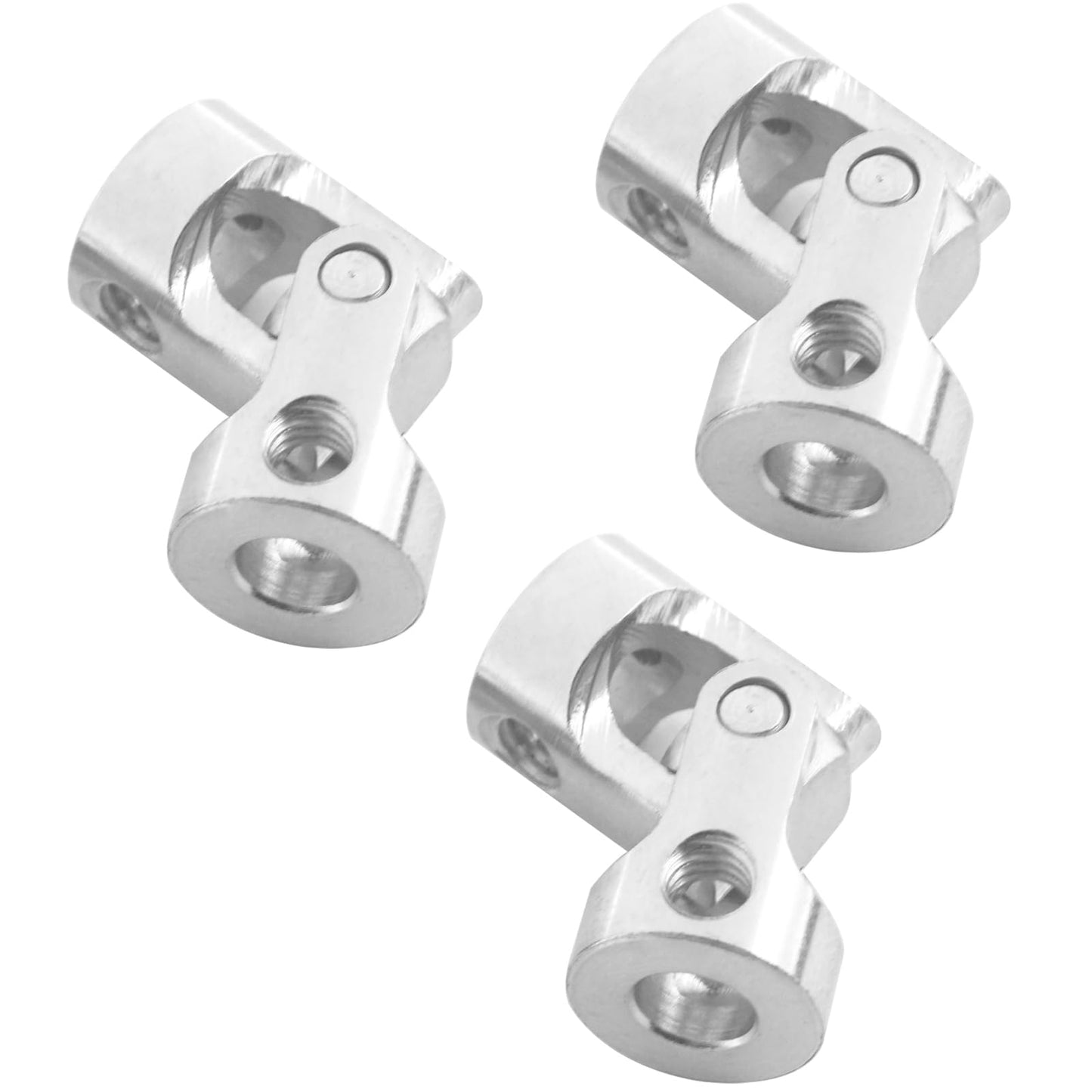 5Pack Vgoohobby Universal Rotatable Steering Shaft U Joint Coupling Motor Connector Coupler for RC Car Robot Crawler Boat (6mm t