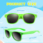 Astaron 12 Pack Party Novelty Sunglasses Bulk Neon Party Favors For Beach Wedding Party Pool Party Supplies, Green