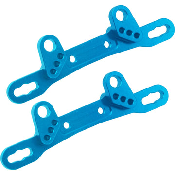 2Pcs Vgoohobby Front Rear Shock Tower Mount Shock Damper Stand Compatible with Tamiya TT02 1/10 RC On Road Touring Car Upgrade P