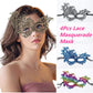 Sweenaly lace mask Masquerade Mask Party Mask Halloween Mask (Grey+Gold+Blue+Rainbow)