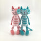 Mr Vivicare 13'' Blue Huggable Standing Cat Stuffed Animals Plush Toy,Stuffed Cat Plush Toys For Girls,Cat Toys For Kids,Great G