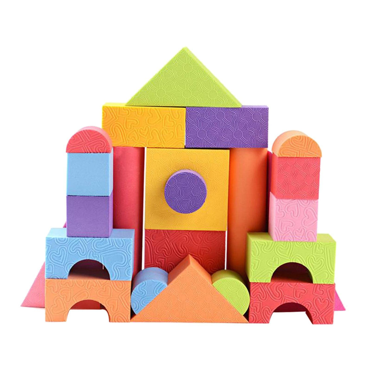 Meadawgs 25Pcs Eva Foam Building Blocks 3.5Cm Thickness Stacking Blocks Toys Set|Toys & Hobbies|Toys & Hobbies|1 Set Of 25 Piece