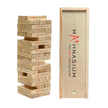 We Games Personalized Wedding Guest Book Alternative, Wood Block Stacking Party Game, Wooden Memory Keepsake Box, 54 Blocks, Cus