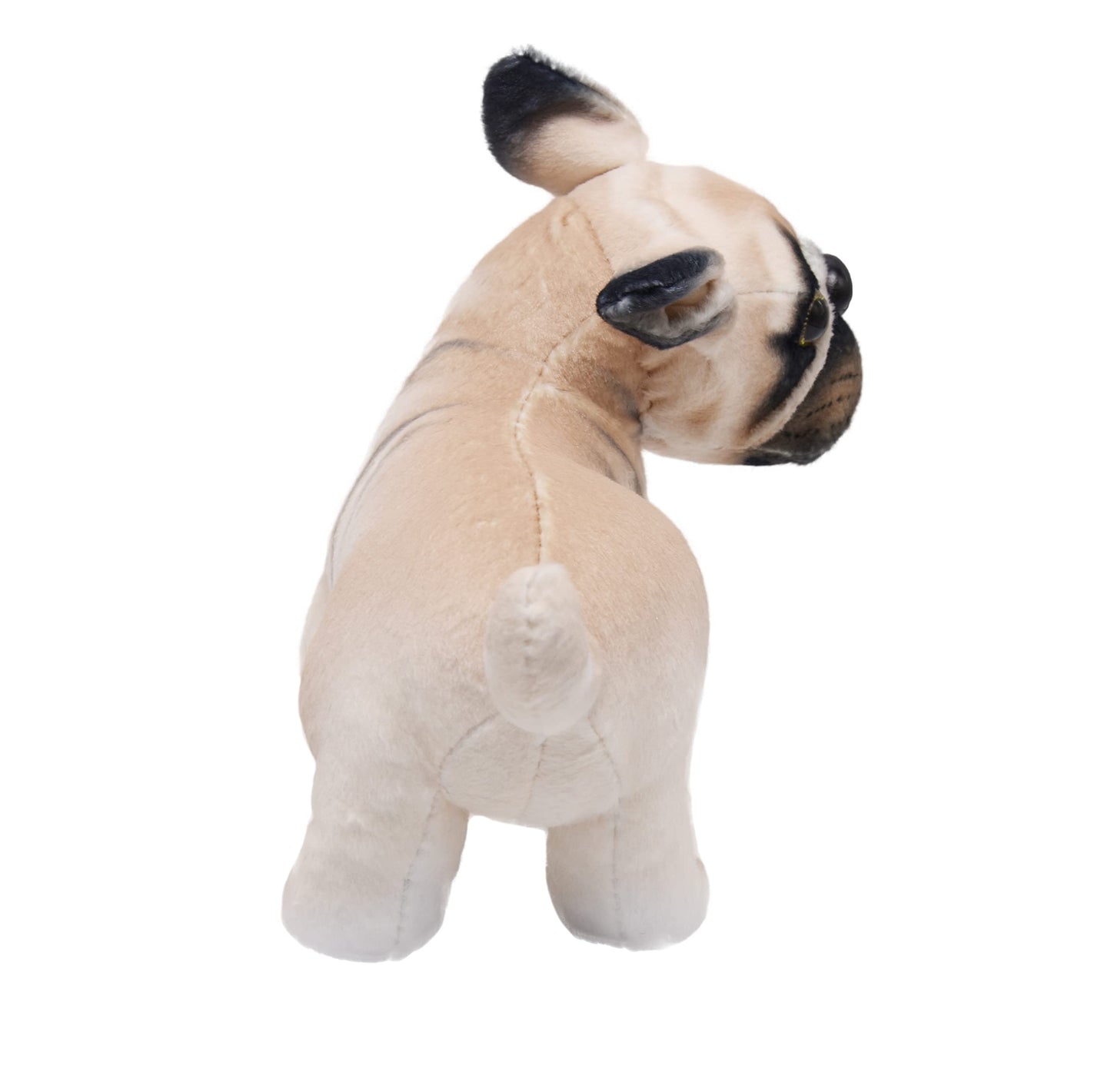 Yonlit Lifelike French Bulldog Stuffed Animal Animated Plush Puppy Toy Doll Super Realistic Dogs Act Like Real Excellent Gifts For Kids Birthday Party Dog Collection 9 Inches (Bulldog)