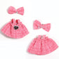 AICase for Labubu Clothes Designer/for Labubu Outfits Clothes Set for 17cm Lububu Doll 2 Piece Set enhanced elegant Chic Dress Clothing for LA BUBU  Girls Stylish Doll Clothes Accessories (No Doll)