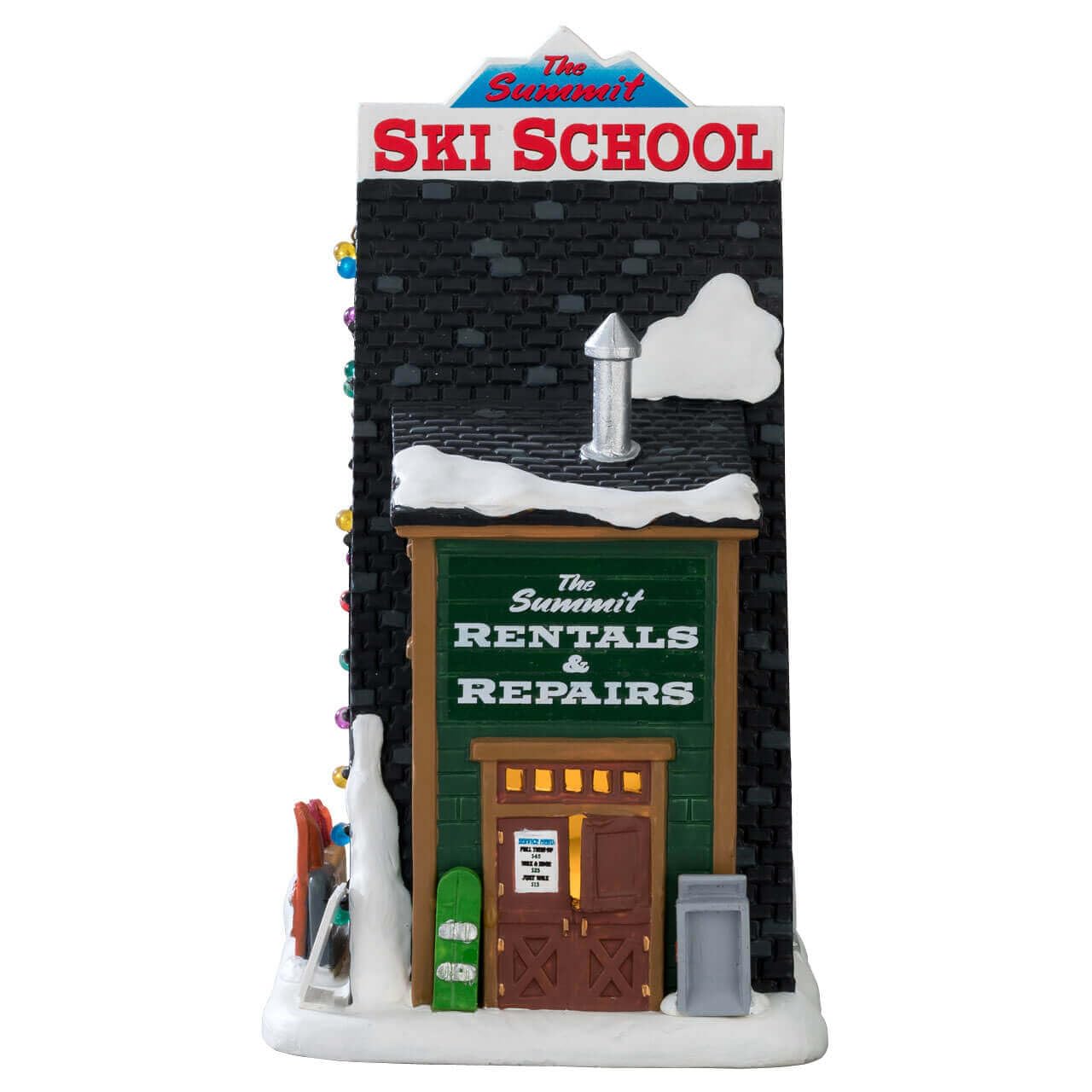 Lemax The Summit Ski School #65156