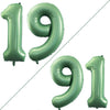 Goer Number 19 Balloons For 19Th Birthday Sweet 19 Party Decorations,42 Inch Jumbo Foil Helium 91 Balloons For 91St Birthday Party Decoration (Sage Green)