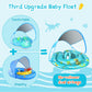 Baby Pool Float With Canopy Removable Upf50+ Uv Sun Protection,Third-Generation Upgraded Baby Swimming Float,More Stable Baby Swimming Pool Float,Suitable For Babies Aged 6-24 Months Swimming Float