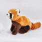 Tiny Heart Realistic Red Panda Plush Toy, 11 Inch Cute Soft Red Panda Stuffed Animal For Kids Birthday Gift Decoration Collection