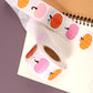 2 Roll 1000pcs Halloween Pumpkin Stickers, 4 Styles Self Adhesive Fall Pumpkin Stickers Halloween Decals Roll Envelope Scrapbook