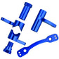 Aluminum Steering Bell Crank Set Steering Rack Servo Saver Complete for Arrma 1/8 Kraton/Notorious/Mojave/Felony Infraction/Outc