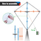 Sgftre Diy Blank Diamond Kite For Kids & Adults Easy To Fly,Kite Making Kit Bulk,Kites Are Used For Parties And Outdoor Beach Ac