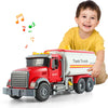 CSDCSD Rescue Fire Fighting Tanker Truck Toy - Water Spray, Lights & Sounds, Plastic, Ages 3-8, Model CSDCSD56
