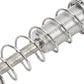 Rc Shock Absorber, 2 Pairs Aluminum Alloy Shock Absorber 60Mm Rc Car Modification Parts For Wpl C14 C24 Mn D90 99S (Silver)