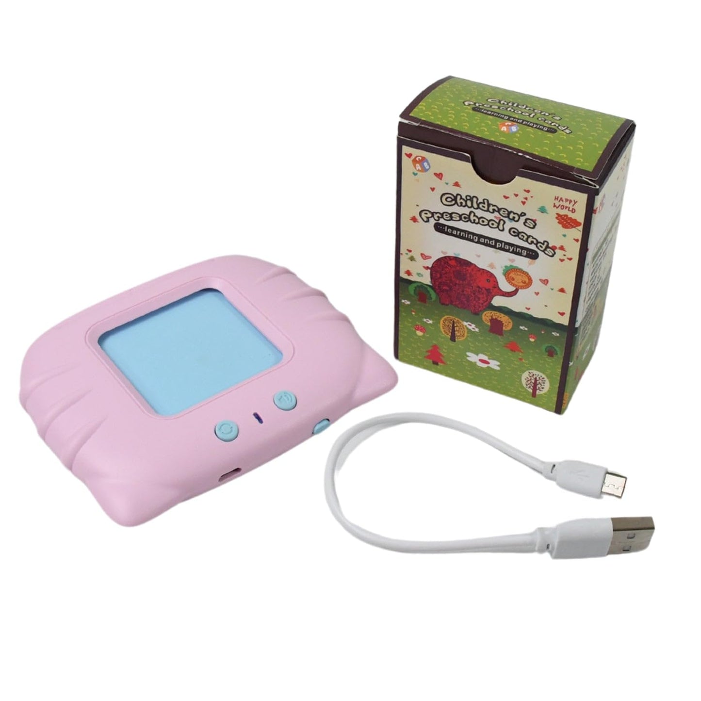 Haple Language Learning Adventure 224 English Words Flash Cards With Interactive Educational Machine For Toddlers  Perfect Bir