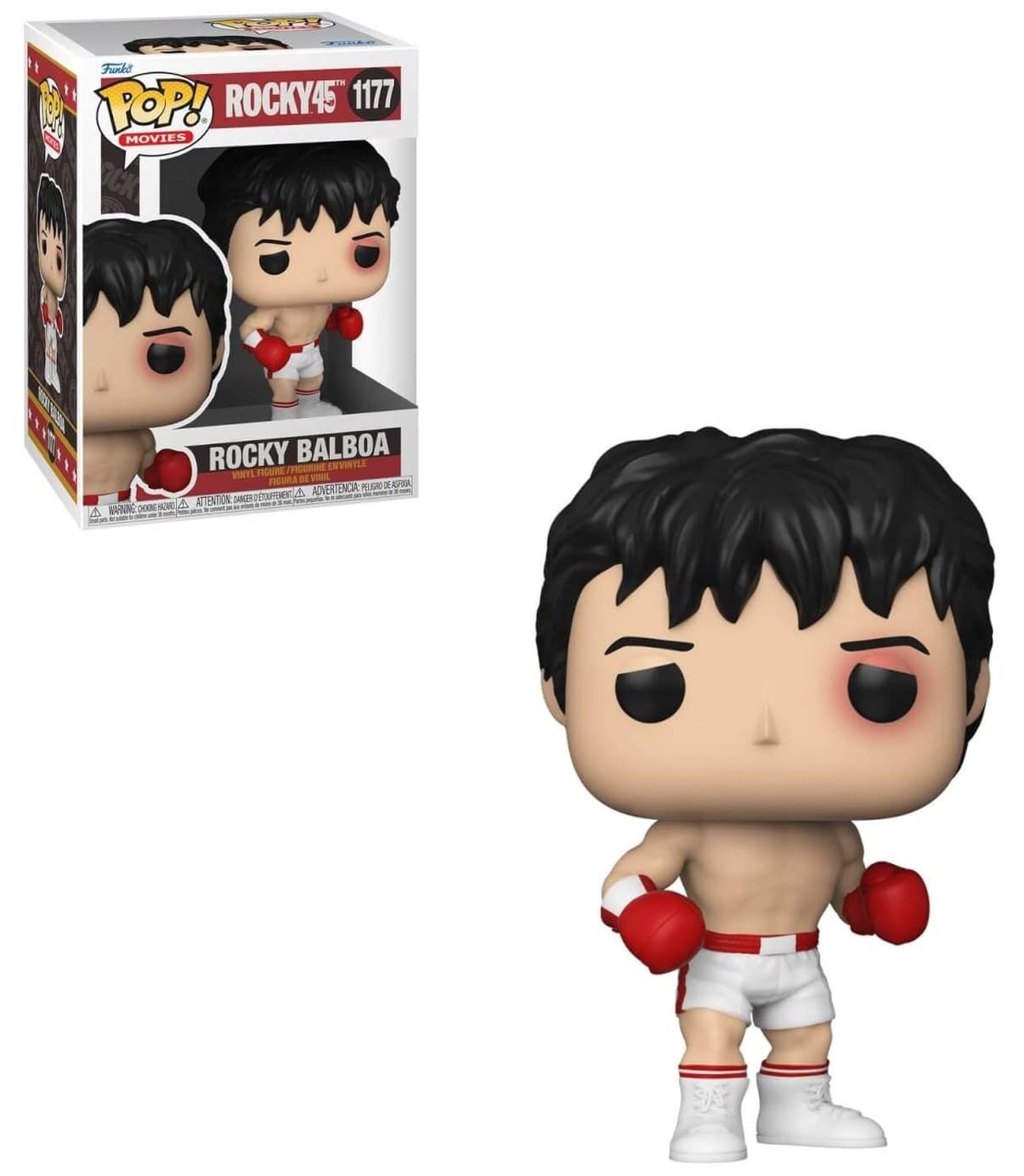 Funko Rocky 45Th Anniversary - Rocky Balboa Pop! Vinyl Figure (Bundled With Compatible Pop Box Protector Case)