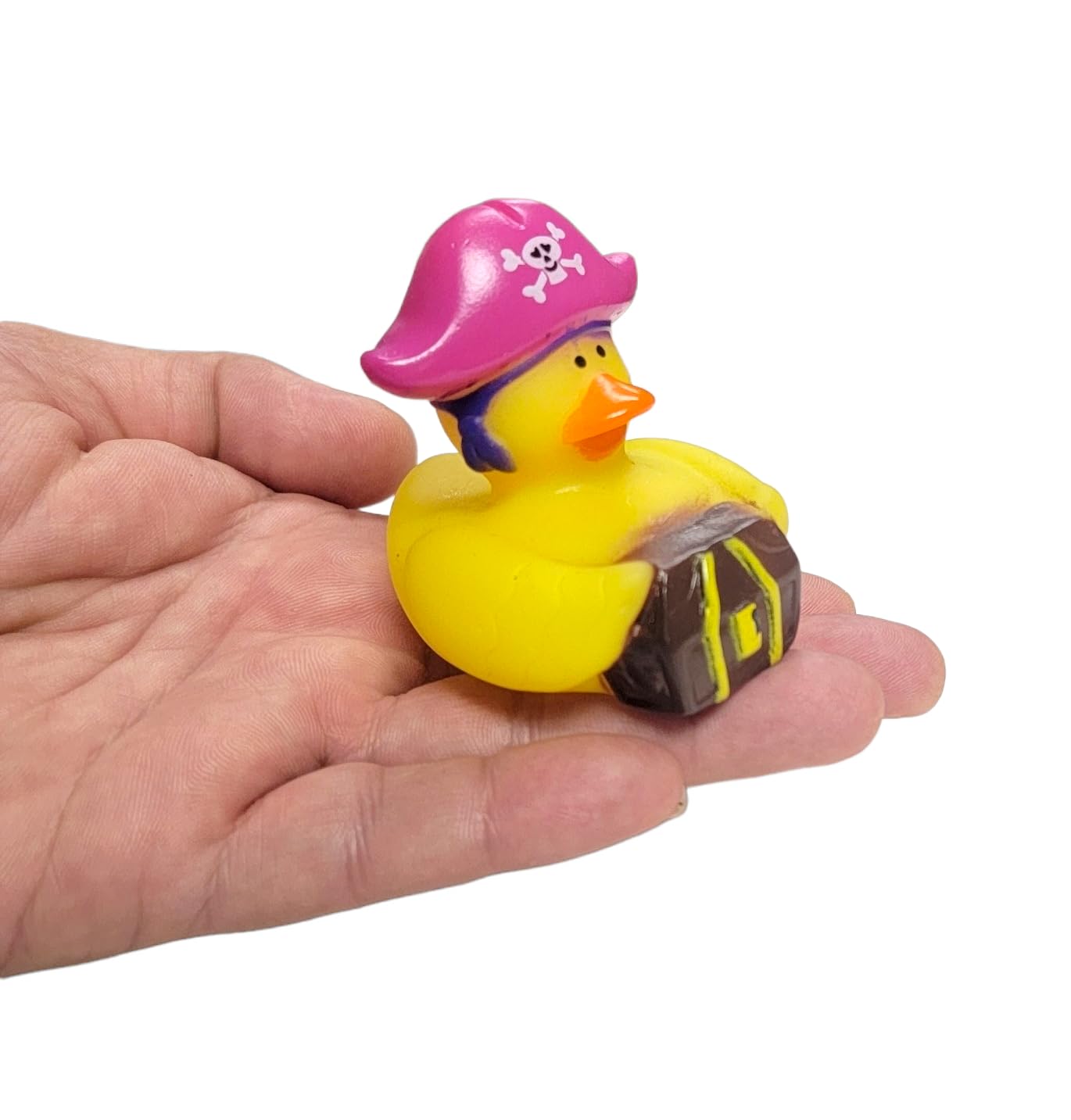 Cool Rubber Duckies For Girls (2') Standard Size. (12 Pack) Cute Duck Bath Tub Pool Toys. (Pirate Girl Rubber Ducks)