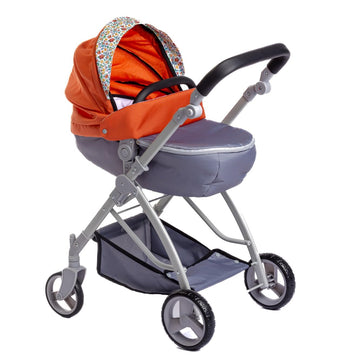 Jc Toys - For Keeps Playtime | Deluxe Folding Sports Pram Stroller | Nature Theme Collection | For Dolls Up To 20' | Ages 3+