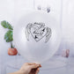 Chenkaiyang 60 Memorial Balloons - 12" White Latex Balloons with Ribbon for Funeral Decoration
