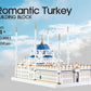 KLMEi Micro Building Blocks Set 6850 Pcs Blue Mosque Model - Architectural Construction Kit for Ages 14+ - Durable ABS Material