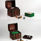 Kakapopotcg Elven Chest (Ancient Egypt) Lockable Wood Deck And Counter Box Trading Cards Mtg Magic Fab Tcg Ygo Ptcg Edh Commander Box Dice Box Dnd Spell Card Box