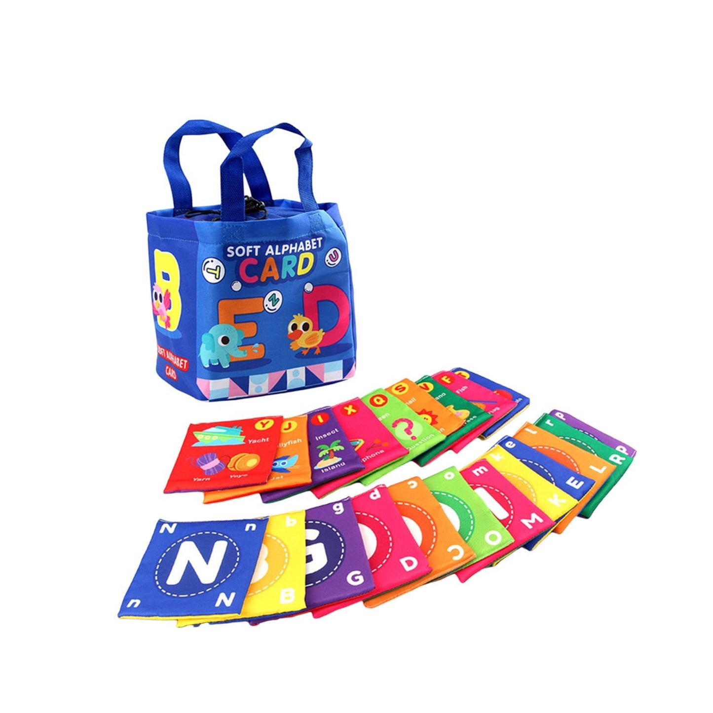 Enakshi Soft Flash Cards Sensory Early Learning Toy For Communication Games Thinking Alphabet|Baby|Toys For Baby|Developmental B