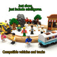 DSHMIXIA Toy People Figures for Kids Action Figures Playsets for Trains Cars Various Professions for Play House Wooden Train Tra
