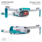 Wrapgrade Skin Compatible With Dji Mavic Mini | Accent Color (Caribbean Blue)