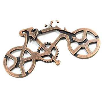Shuyue Bicycle Metal Puzzle Lock Iq Test Mind Game Toys Brain Teaser Metal Puzzles Magic Trick Toy Metal Iq Puzzle For Kids And Adults