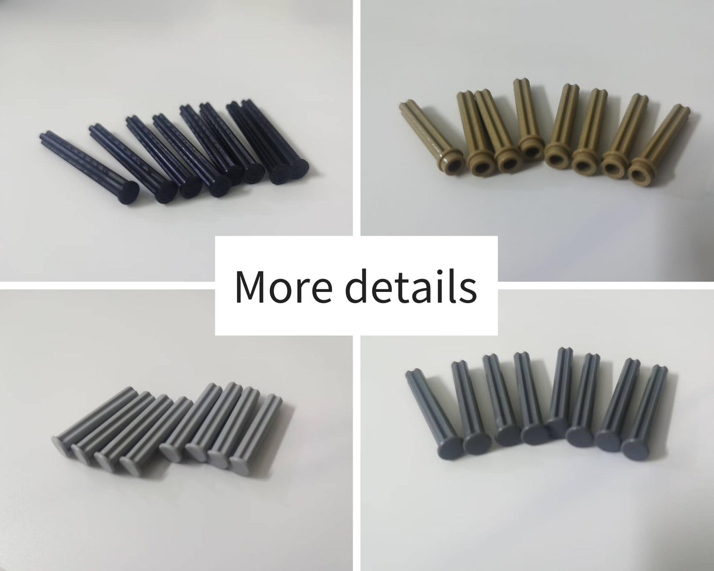 240Pcs Technical Parts Axle Rods Assortment Pack, Axle Connectors Parts Replacement Set Compatible With Lego Accessories Parts A