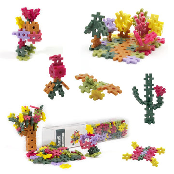 Incredibly Interconnectable Toys KADU Forest 250 Piece Set - STEM/STEAM Building Toy for Ages 5+ - Plastic, Forest Color, Model 636343200168