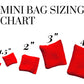 2'' Bean Bag Toss Mini Cornhole Red set of 4
