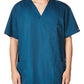Cherokee Women And Men V-Neck Scrub Top With 3 Pockets Plus Size 4876, 2Xl, Caribbean Blue