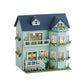 Diy Miniature House Kit, Cuteroom Wooden Dollhouse Kit Mini House Making Kit With Furnitures, Diy Dollhouse Kit Birthday Gift For Women And Girls (Warm Manor)