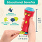 B. Toys –Children’S Projector Flashlight With Image Reels- Pretend Play-Make Everything Cosmic & Bright- Light Me To The Moon – 4 Years +