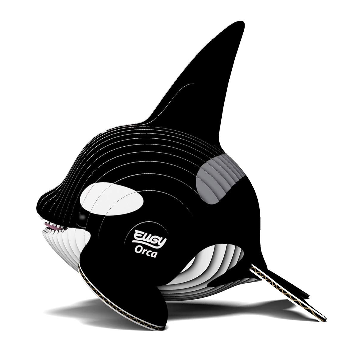Eugy Orca Killer Whale 3D Puzzle, 25 Piece Eco-Friendly Educational Toy Puzzles For Boys, Girls & Kids Ages 6+