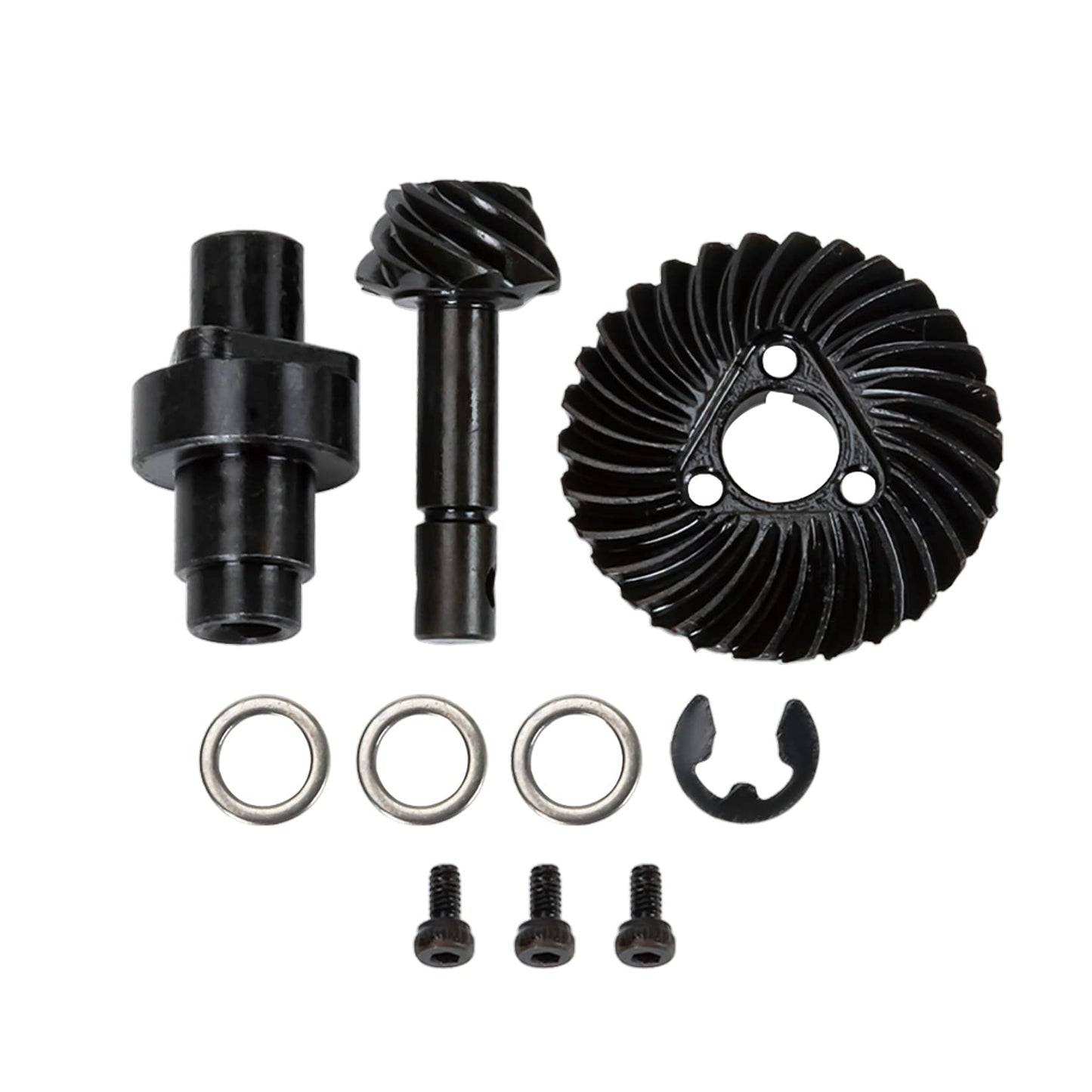 RXZIXYL Heavy Duty Bevel Helical Overdrive Gear RC Car Bevel Gear 8T 24T/27T/30T/33T AR44 for 1/10 RC Rock Crawler Axial SCX10 I