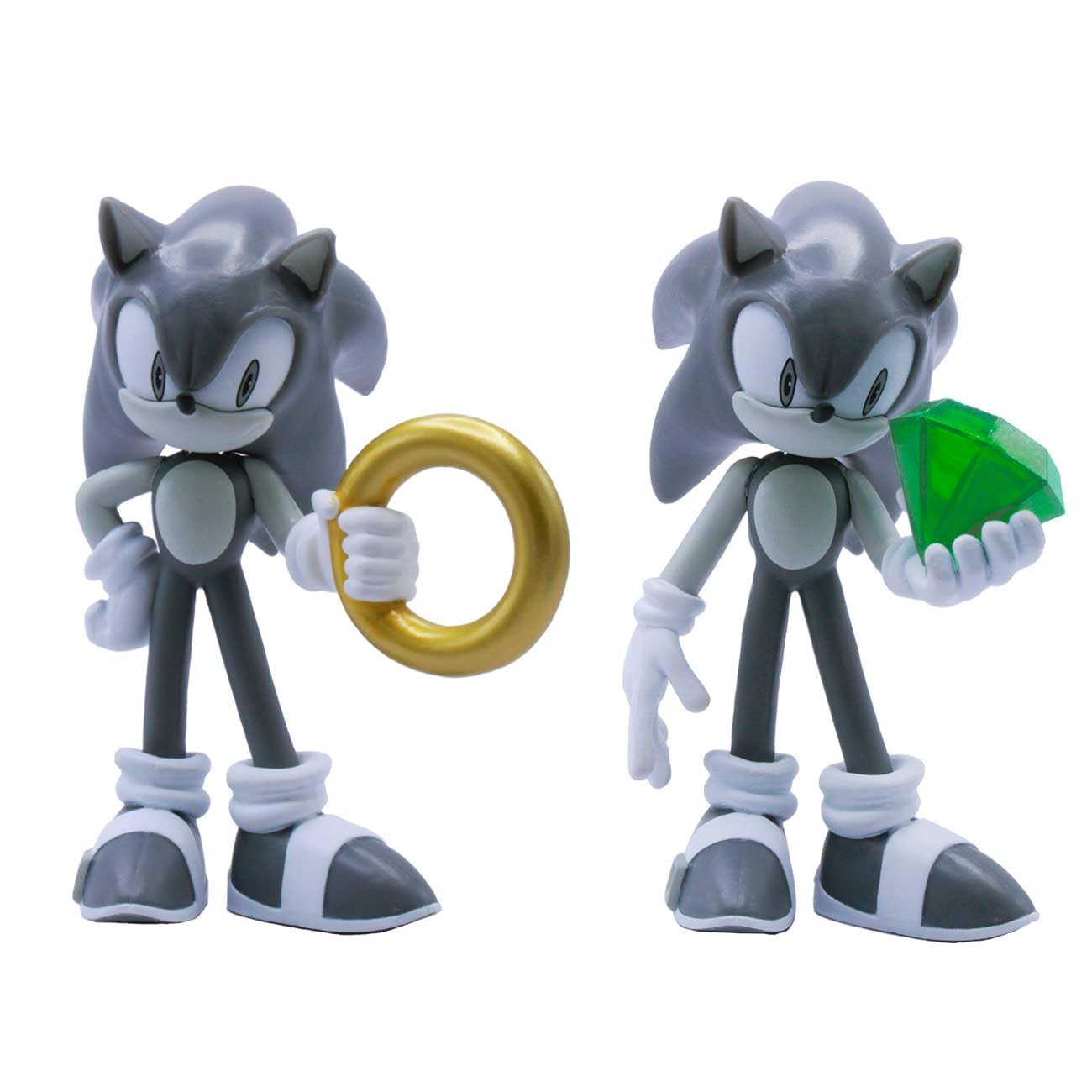 Just Toys Llc Sonic The Hedgehog Action Figures (Special Edition Black And White Sonic)