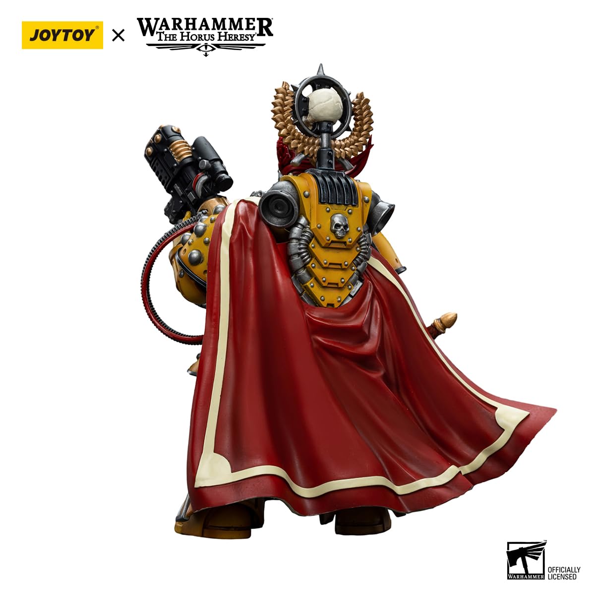 YIZRIO JoyToy Warhammer 40K Imperial Fists The Horus Heresy Genuine License 1/18 Legion Praetor with Power decorative replica blade 4.9 inch Action Figure