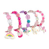 ELEMIRSA 5pcs Little Girl Bracelet Kids Unicorn Bracelets Girl Unicorn Party Favor Pretend Play Bracelet for Toddlers Teens Char