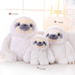 Winsterch Cute Sloth Stuffed Animal Toy,Small Plush Sloth Tedy Bear Stuffed Animal Toys For Kids Birthday Gift Baby Doll (Ivory,15.7 Inches)