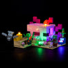 Locolee Led Light Kit Compatible With Lego The Axolotl House 21247, Minecraft Lighting Set Compatible With Lego 21247 (No Model)