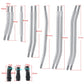 RCLIONS Stainless Steel Link Rod Linkage 324mm Wheelbase for TRX4 1/10 Crawler Car Upgrade Parts