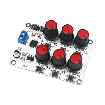RC Digital Servo Tester 6 Channels Motor Servo Controller Centering Tool with Over-Current Protection & 2 Control Modes for RC C