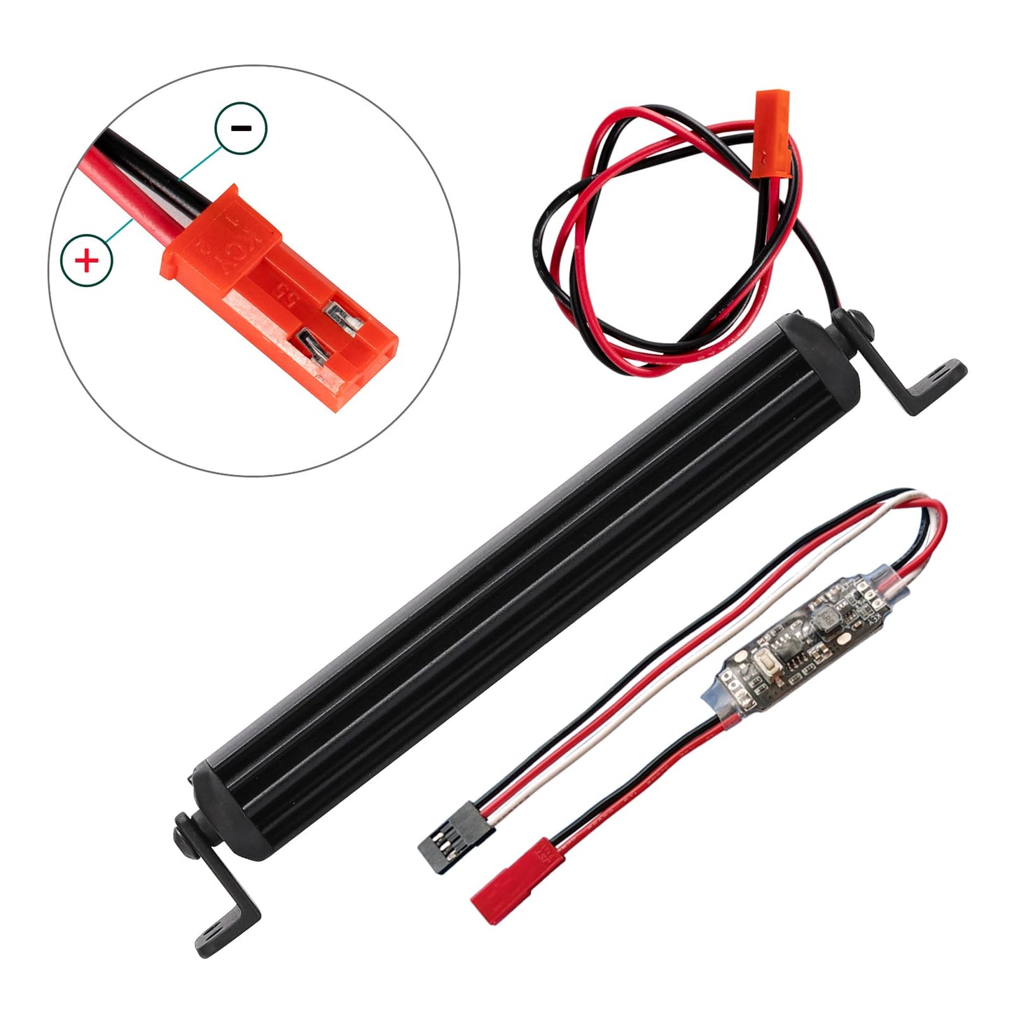 Zhongzhen Rc Light Bar 25 Led 4.5 Inch Aluminum Rc Lights Rc Crawler Accessories For Axial Scx10 Traxxas Trx4 Trx4M Arrma Senton
