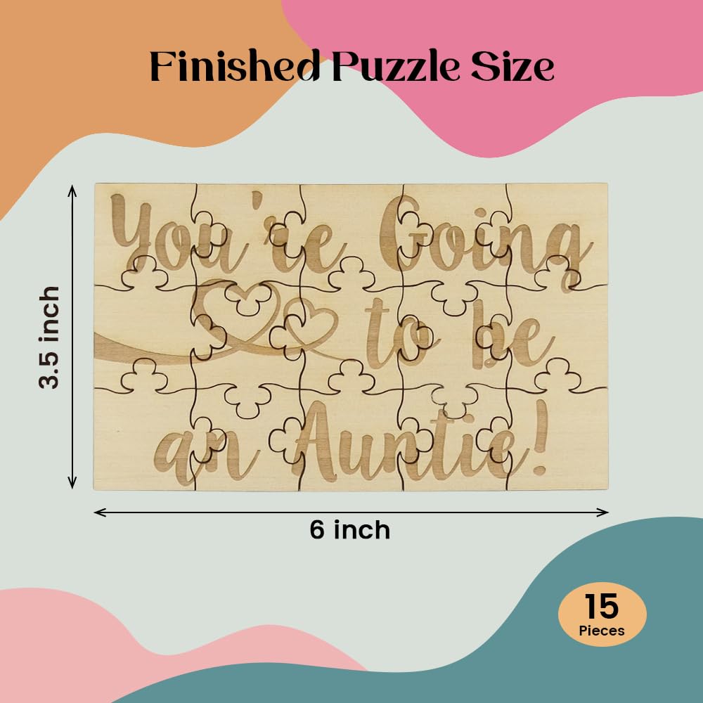 We'Re Going To Florida - 15 Piece Basswood Jigsaw Puzzle, Surprise Vacation Reveal