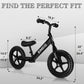 Simeiqi 12' Balance Bike For Boys Girls 2 3 4 5 Years Old No Pedal Walking Balance Training Sports Bicycle For Kids Toddlers Lightweight Adjustable Seat & Handlebar