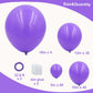 Purple Balloons In Different Sizes 5 10 12 18Inch-134Pcs Purple Balloons For Garland Arch