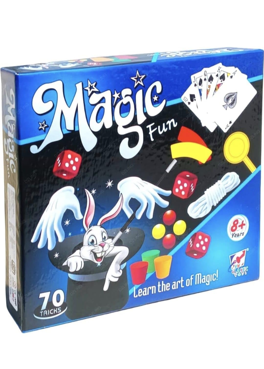 Toy. Moy. 70 Tricks Magic Kit for Kids  Learn the Art of Magic with Cups, Cards, Rope & Wand | Beginner Magic Set | Educational